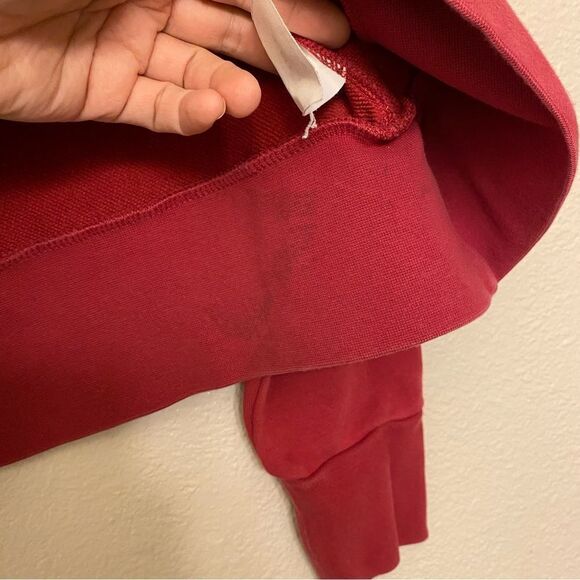 Nike Pro Dri-FIT Get Fit Crew Sweatshirt crop red DD1955-615 woman’s L - Picture 5 of 10